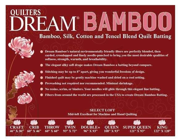Quilters Dream Bamboo Twin 93" x 72"