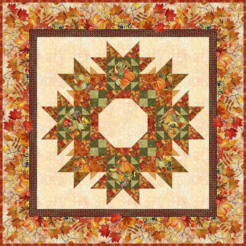 Autumn Celebration Wreath Quilt Pattern