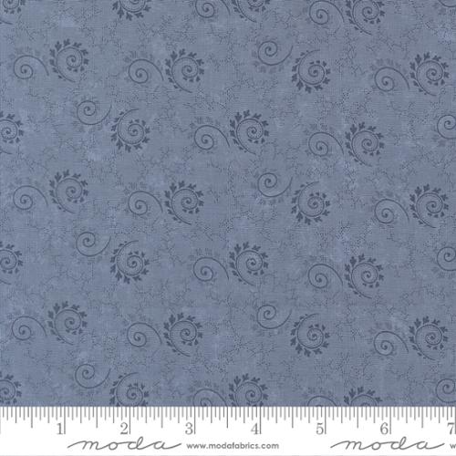Bluebirds Nest Light Blue Swirls