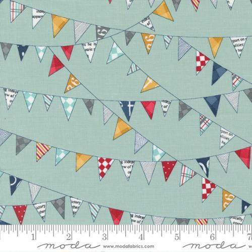 Vintage Bunting Aqua