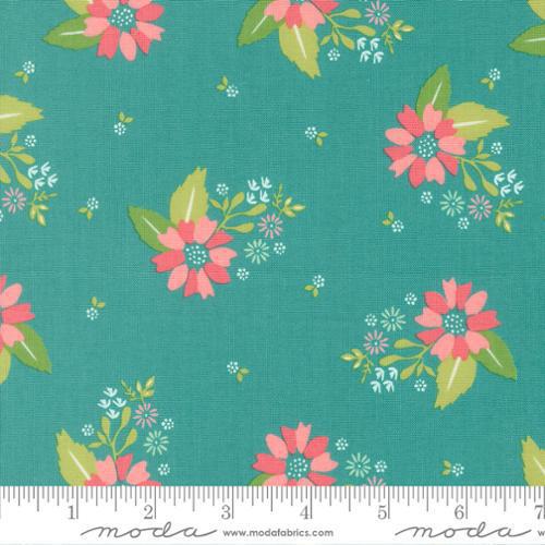 Strawberry Lemonade Teal Carnation Florals