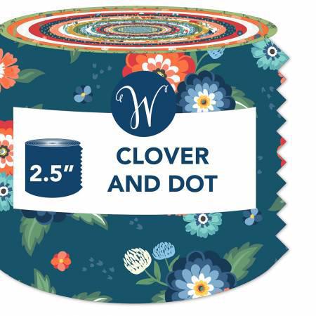 Clover & Dot Jelly Roll, 2.5" Strips