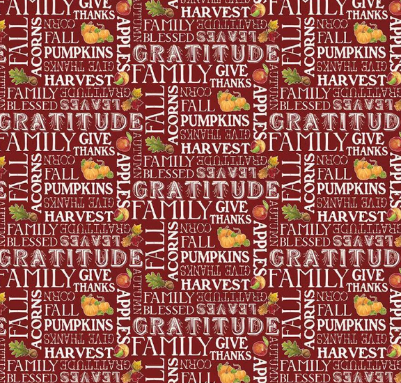Monthly Placemats Barn Red November