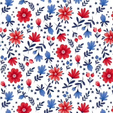 Patriotic Minis Modern Floral