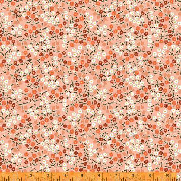 Forget-Me-Not, Ditsy Floral, Peach