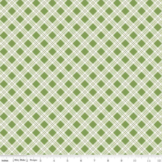 Bee Plaids Scarecrow Clover