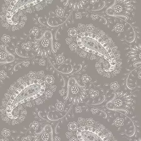 Daybreak - Taupe Paisley