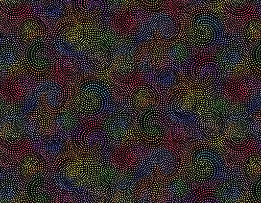 Twirl Dotty Spiral - Bright