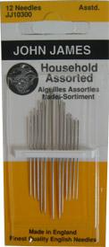 Household Asst Hand Needle 12ct