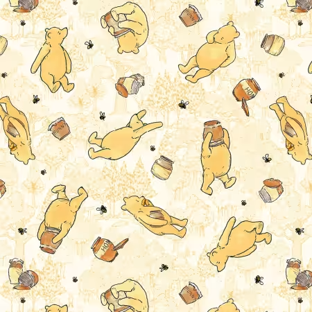 Classic Winnie The Pooh - Yellow Bears