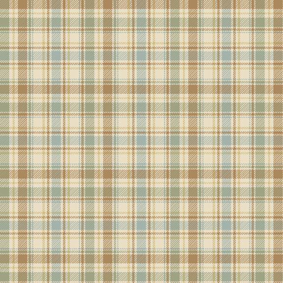 Toolbox Primo Plaids Tan & Blue Flannel
