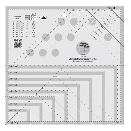 Creative Grids Ultimate Flying Geese Tool Two