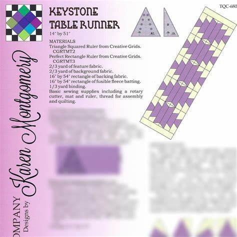 Keystone Table Runner Pattern