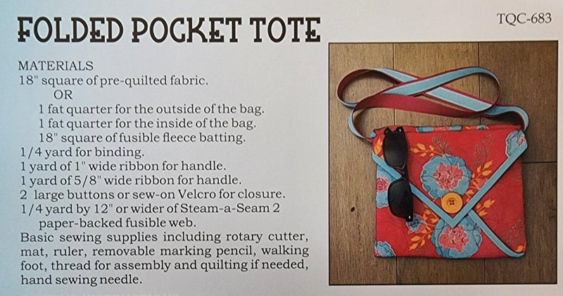 Folded Pocket Tote