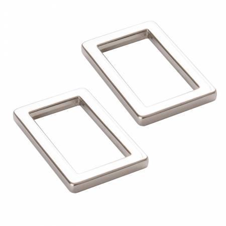 1" Flat Rectangle Rings Set of 2