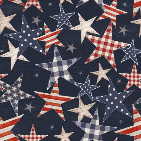 Sweet Land Of Liberty Navy Stars And Stripes