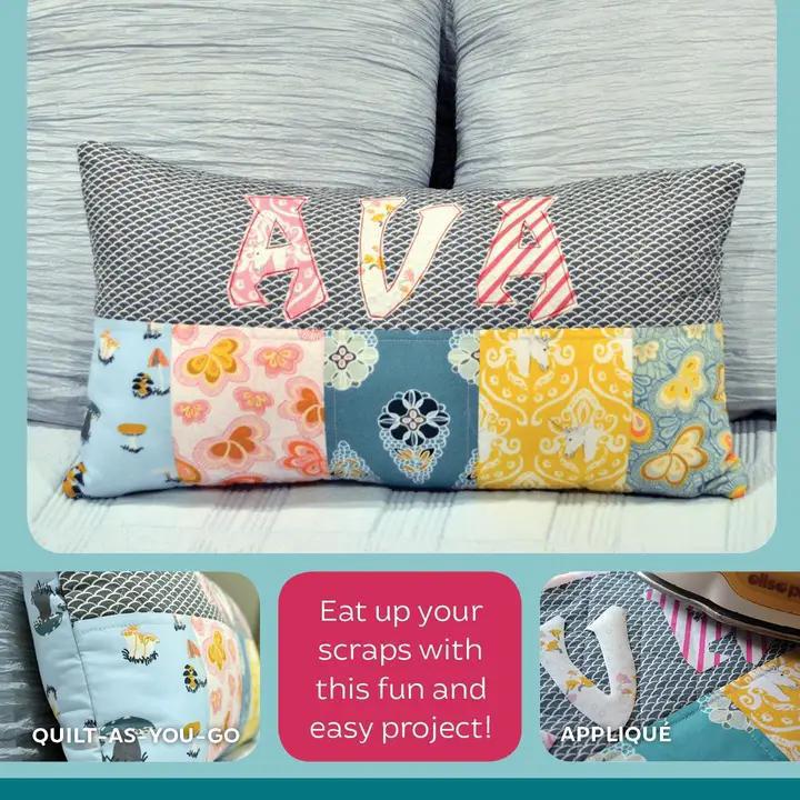 Personalized Pillow Scrap Snack Patterns