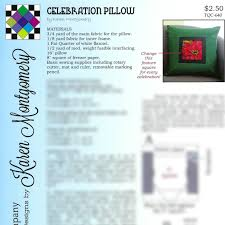 Celebration Pillow Pattern