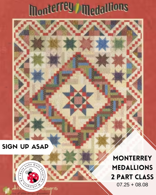 Monterrey Medallions - July 25th + August 8th