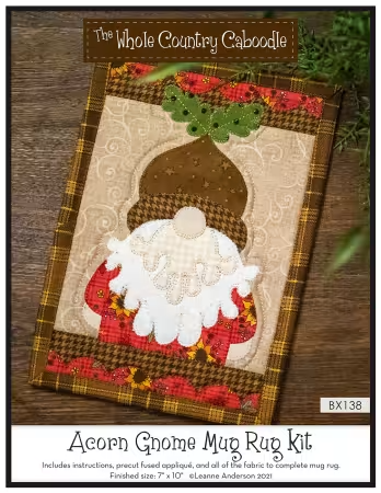 Acorn Gnome Mug Rug Kit