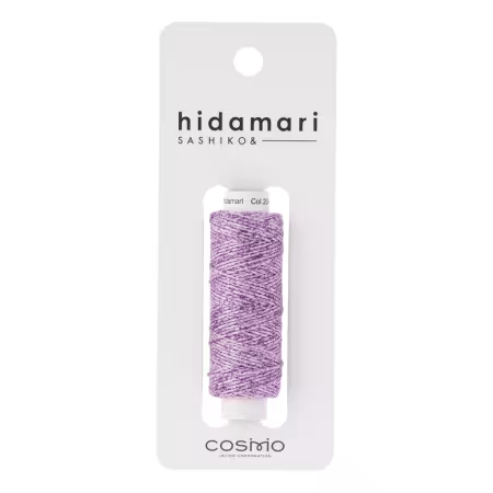 Cosmo Hidamari Sashiko Variegated Thread 30 Meters - Violet Field
