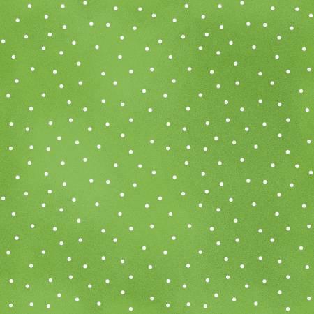 Beautiful Basics Scattered Dot - Spring Green