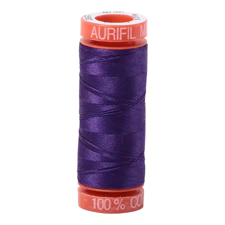 Mako Cotton Embroidery Thread 50wt 220yds Dark Violet