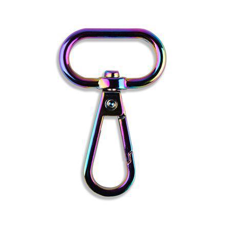 1" Swivel Hooks Bag Hardware - Rainbow