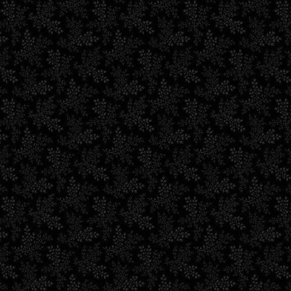 Black Floral Spray