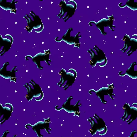 After Life Party Purple Tossed Cats