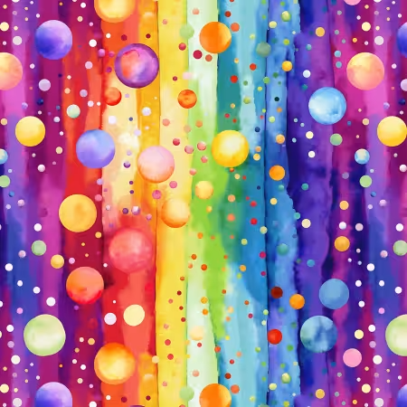 Bubble Pops Multi Color 108" WideBack