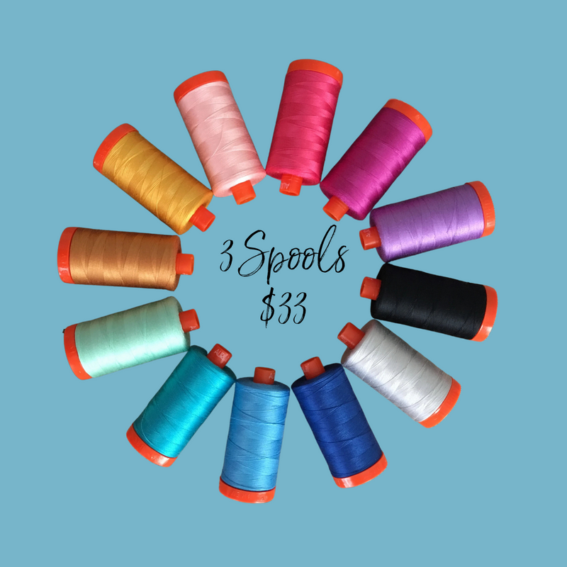 Aurifil Bundle - 3 Spools/Colors