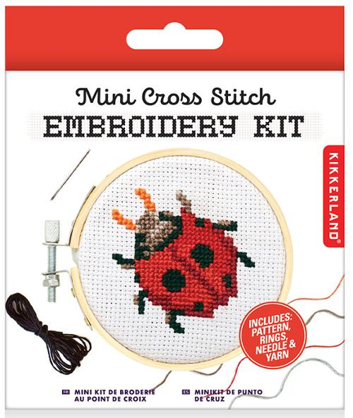 Mini Cross Stitch Lady Bug