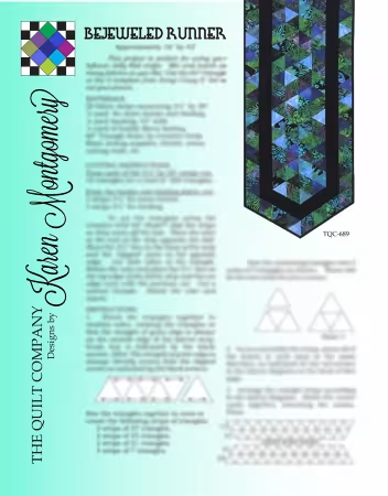 BeJeweled Runner by Karen Montgomery