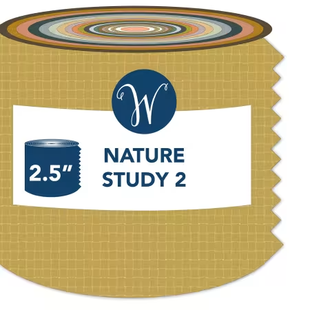 JRNAT2-X 2-1/2in Strips Nature Study 2.0, 40pcs