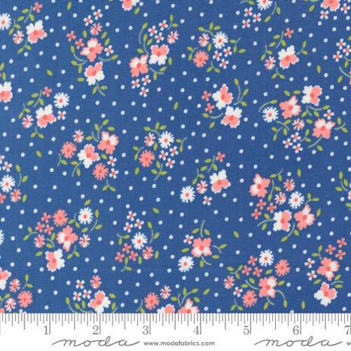 Cali Co Cobalt Flower Dot