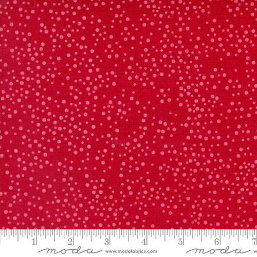 Winterly Thatched Dotty Crimson