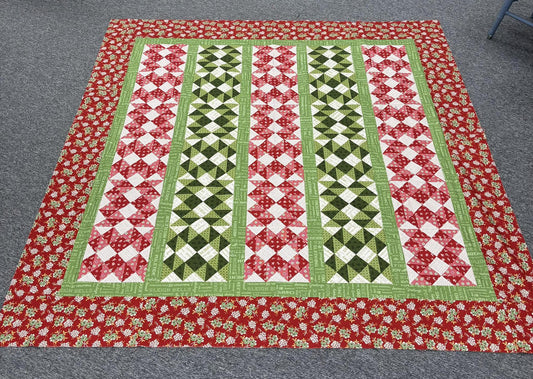Holiday Collumns Quilt Top Only