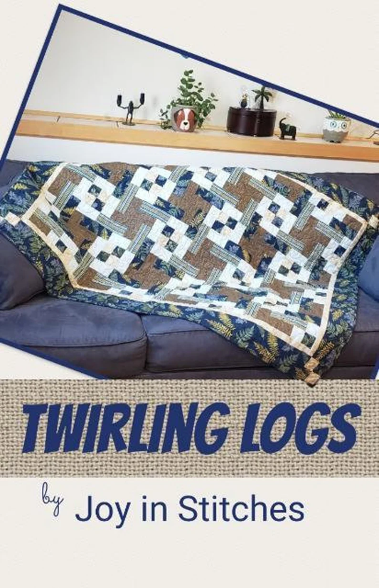 Twirling Logs Quilt Pattern