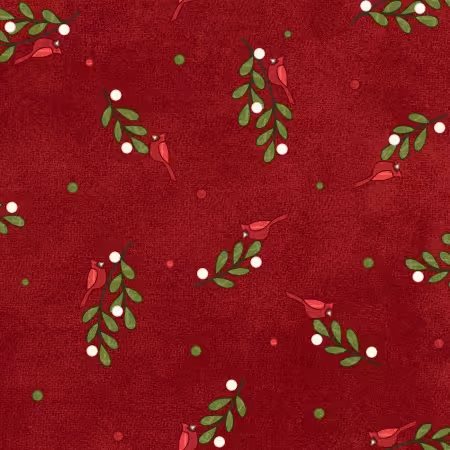 Snowtop Mountain Red Bunches Flannel