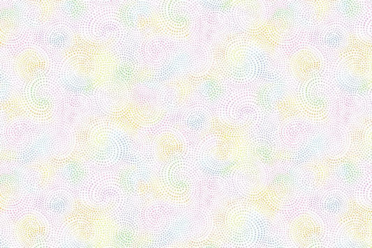 Twirl Dotty Spiral - Pastel