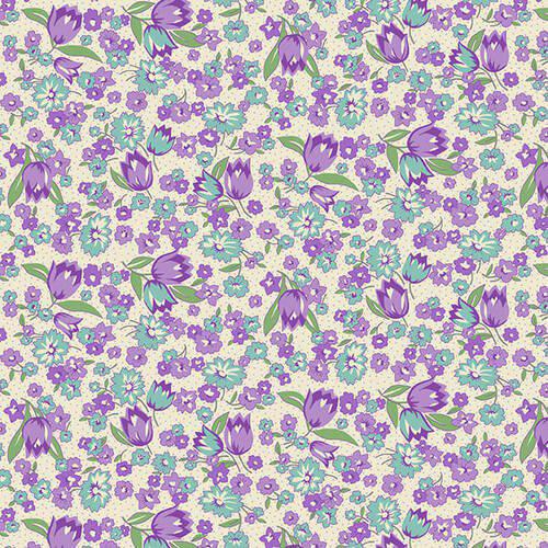 Nana Mae 6 Purple Flowers