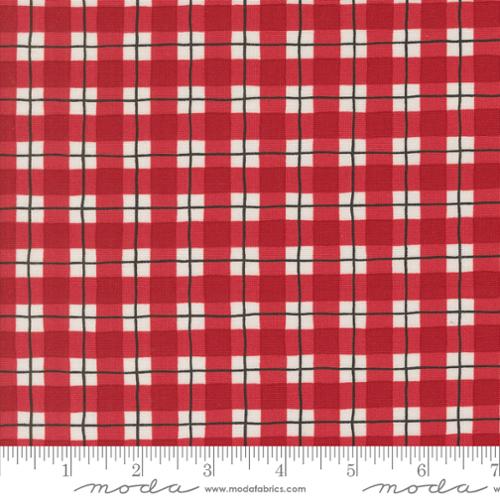Winter Friends Berry Red Plaid