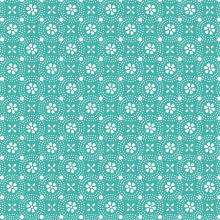 Kimberbell Basics Teal Dotted Circles