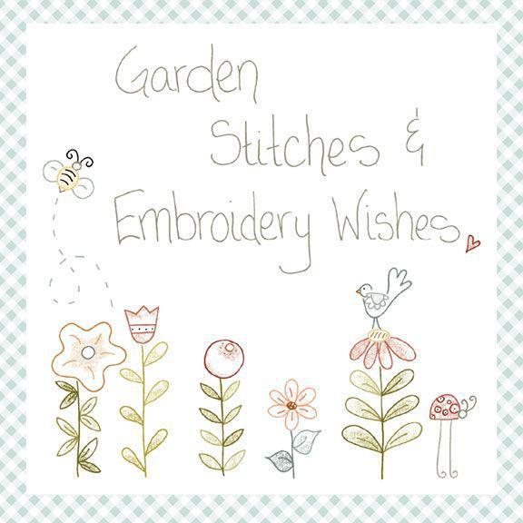 A Stitcher's Garden Canvas Book Panel 24"x44"