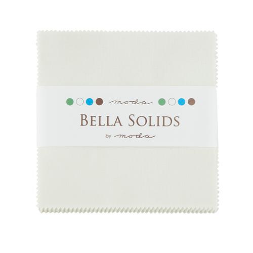 Bella Solids Charm Pack Porcela