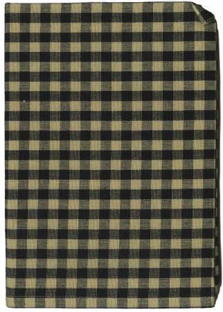 Tea Towel Small Check Black/Teadye