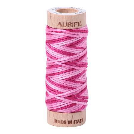 Aurifil Floss Cotton 6-Strand 18yd Variegated Pink Taffy