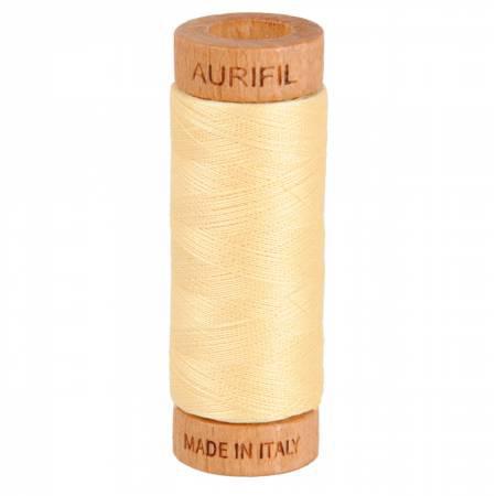 Aurifil Mako Cotton Thread Solid 80wt 300yds Champagne
