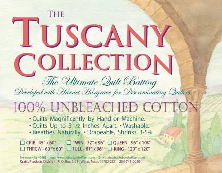 Tuscany Unbleached 100% Cotton